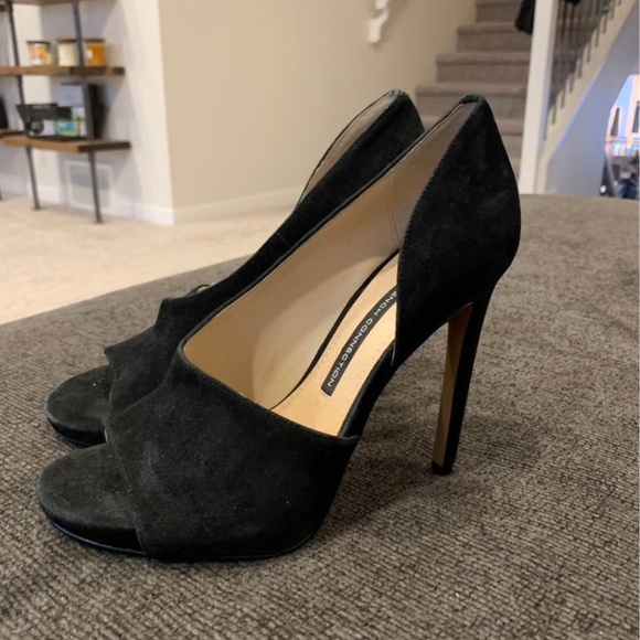 French connection black heels size US8.5 - Picture 2 of 5